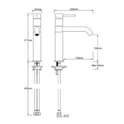 Crosswater Cucina Design Monobloc Kitchen Mixer - Brushed Stainless Steel 5 Crosswater Cucina Design Monobloc Kitchen Mixer - Brushed Stainless Steel -Vado Shop crosswater cucina design single lever mono kitchen mixer chrome tech