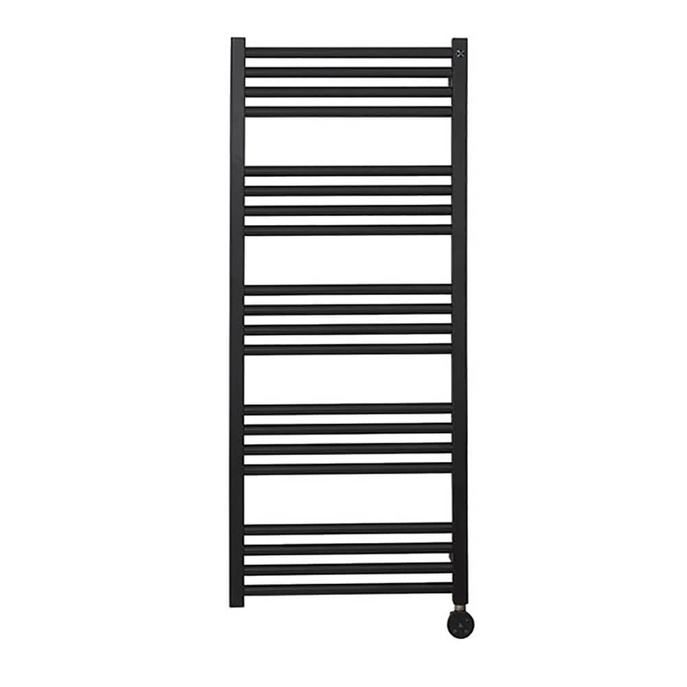 Crosswater MPRO Electric Matt Black Heated Towel Rail - 1380 X 480mm 2 Crosswater MPRO Electric Matt Black Heated Towel Rail - 1380 X 480mm - Image 2