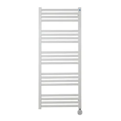 Crosswater MPRO Electric Matt White Heated Towel Rail - 1380 X 480mm