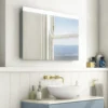 Crosswater Glide II Illuminated Mirror With Demister & Colour Change LED's - 1000 X 600mm
