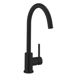 Crosswater MPRO Single Lever Mono Kitchen Mixer Tap - Matt Black