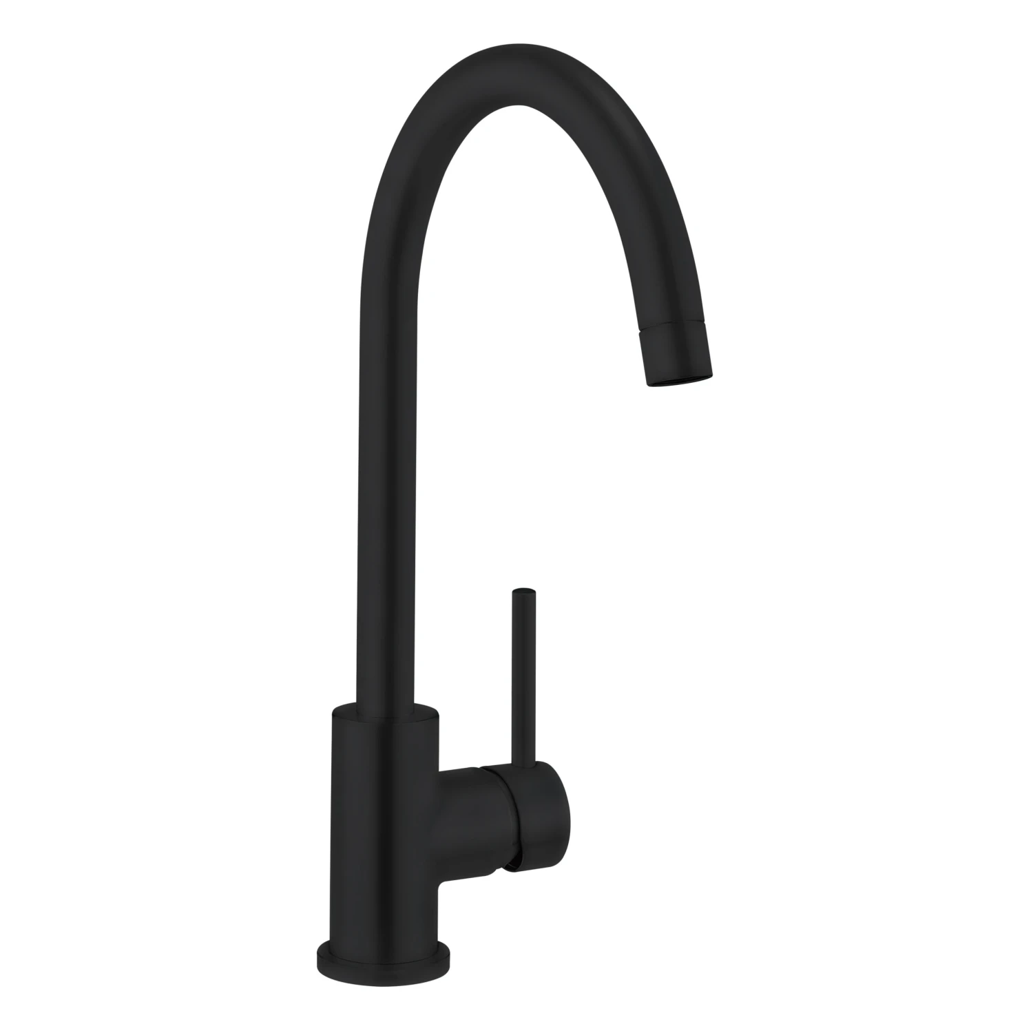 Crosswater MPRO Single Lever Mono Kitchen Mixer Tap - Matt Black 1 Crosswater MPRO Single Lever Mono Kitchen Mixer Tap - Matt Black