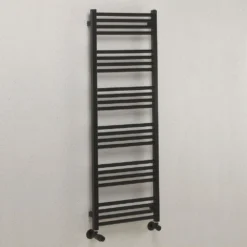 Crosswater MPRO Matt Black Heated Towel Rail - 1380 X 480mm 10 Crosswater MPRO Matt Black Heated Towel Rail - 1380 X 480mm -Vado Shop crosswater mpro towel warmer black 1380 lifestyle