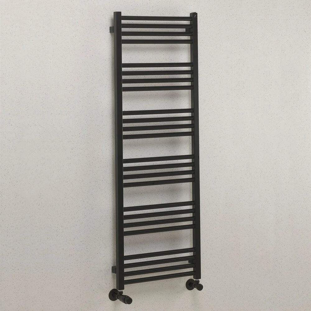 Crosswater MPRO Matt Black Heated Towel Rail - 1380 X 480mm 3 Crosswater MPRO Matt Black Heated Towel Rail - 1380 X 480mm - Image 3