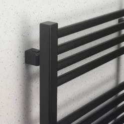 Crosswater MPRO Matt Black Heated Towel Rail - 1140 X 480mm 8 Crosswater MPRO Matt Black Heated Towel Rail - 1140 X 480mm -Vado Shop crosswater mpro towel warmer black top detail