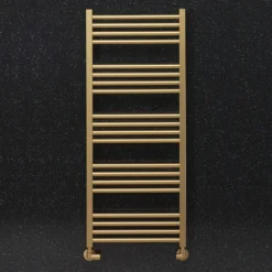 Crosswater MPRO Brushed Brass Heated Towel Rail - 1140 X 480mm