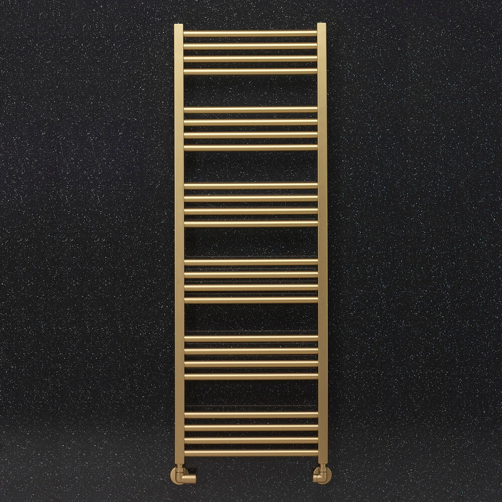 Crosswater MPRO Brushed Brass Heated Towel Rail - 1380 X 480mm 3 Crosswater MPRO Brushed Brass Heated Towel Rail - 1380 X 480mm - Image 3