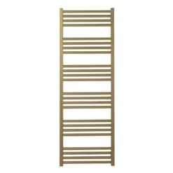 Crosswater MPRO Brushed Brass Heated Towel Rail - 1380 X 480mm 16 Crosswater MPRO Brushed Brass Heated Towel Rail - 1380 X 480mm -Vado Shop crosswater mpro towel warmer brass 1380mm cutout