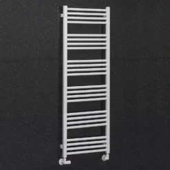 Crosswater MPRO Matt White Heated Towel Rail - 1380 X 480mm
