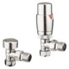 Crosswater Pier Thermostatic Angled Radiator Valves