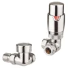 Crosswater Pier Thermostatic Corner Radiator Valves