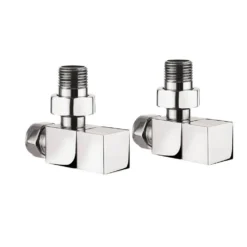 Crosswater Square Angled Radiator Valves