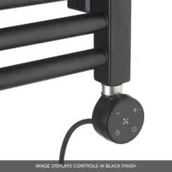 Crosswater MPRO Electric Matt White Heated Towel Rail - 1380 X 480mm -Vado Shop crosswater thermostat leds off banner