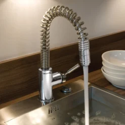 Vado Eli Single Lever Monobloc Spring Mixer With Pull Out Spout