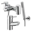 Vellamo Curvo Basin Mixer & Bath Shower Mixer Pack