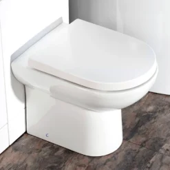 Vellamo Modern D-Shaped Back To Wall Toilet With Soft Close Seat 10 Vellamo Modern D-Shaped Back To Wall Toilet With Soft Close Seat -Vado Shop d shaped btw hero main