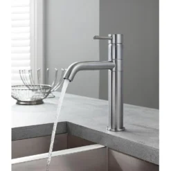 Crosswater Cucina Design Monobloc Kitchen Mixer - Brushed Stainless Steel