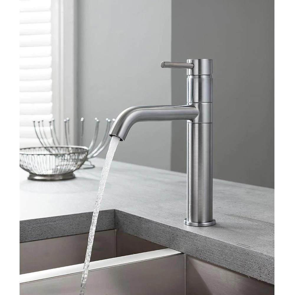 Crosswater Cucina Design Monobloc Kitchen Mixer - Brushed Stainless Steel 1 Crosswater Cucina Design Monobloc Kitchen Mixer - Brushed Stainless Steel
