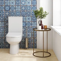 Lorraine Rimless Close Coupled Toilet With Soft Close Seat -Vado Shop dr lorraine rimless cc wc scs lifestyle 1