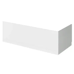 Emily 700mm Bath End Panel - Gloss White 9 Emily 700mm Bath End Panel - Gloss White -Vado Shop drench emily end bath panel gloss grey mist cutout