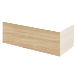 Emily 1800mm Bath Front Panel - Driftwood 7 Emily 1800mm Bath Front Panel - Driftwood -Vado Shop drench emily front panel natural oak cutout