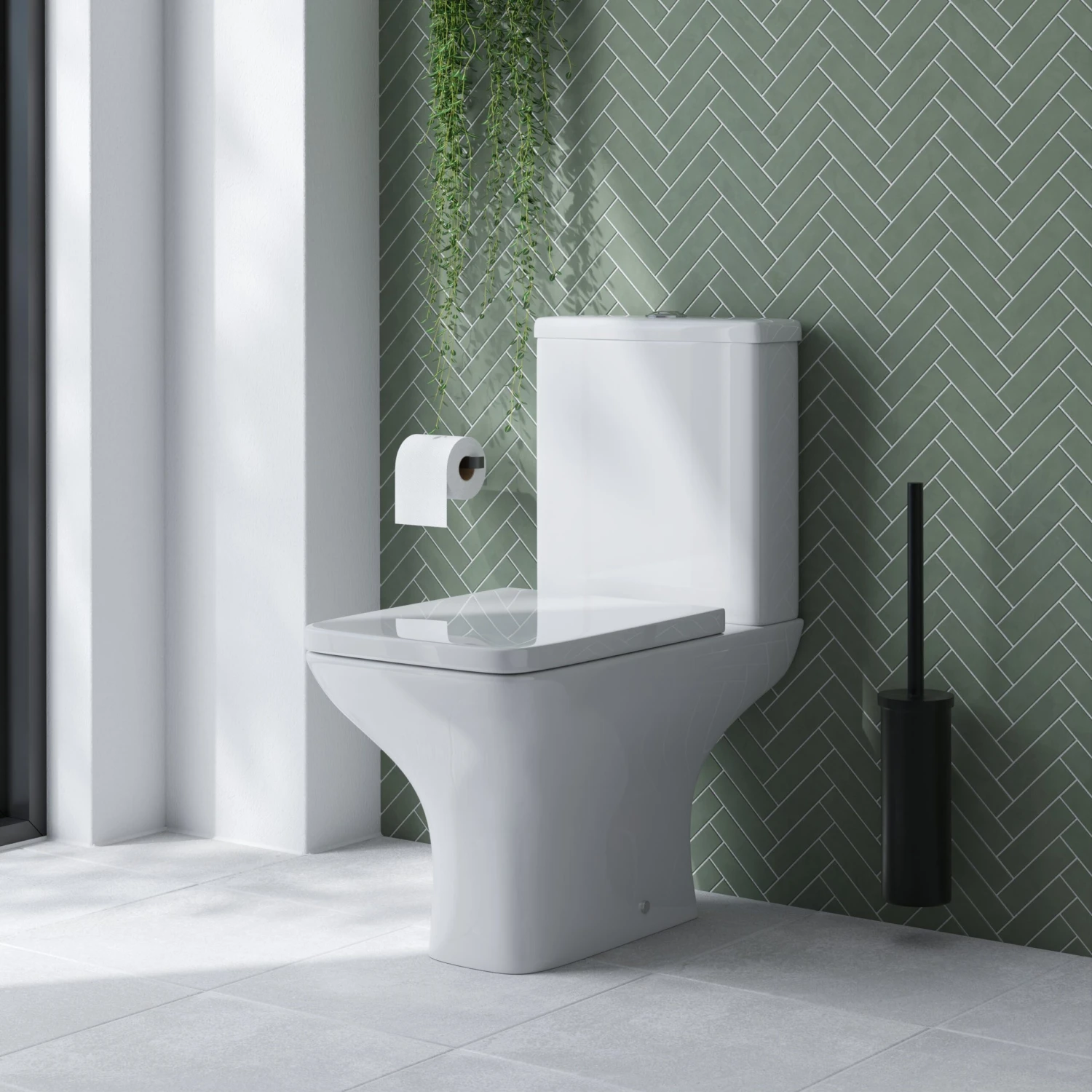 Emily Rimless Modern Toilet & Slim Soft Close Seat 4 Emily Rimless Modern Toilet & Slim Soft Close Seat - Image 4