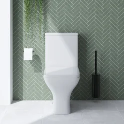 Emily Rimless Modern Toilet & Slim Soft Close Seat 9 Emily Rimless Modern Toilet & Slim Soft Close Seat -Vado Shop drench emily rimless toilet slim soft close seat lifestyle 2 scaled