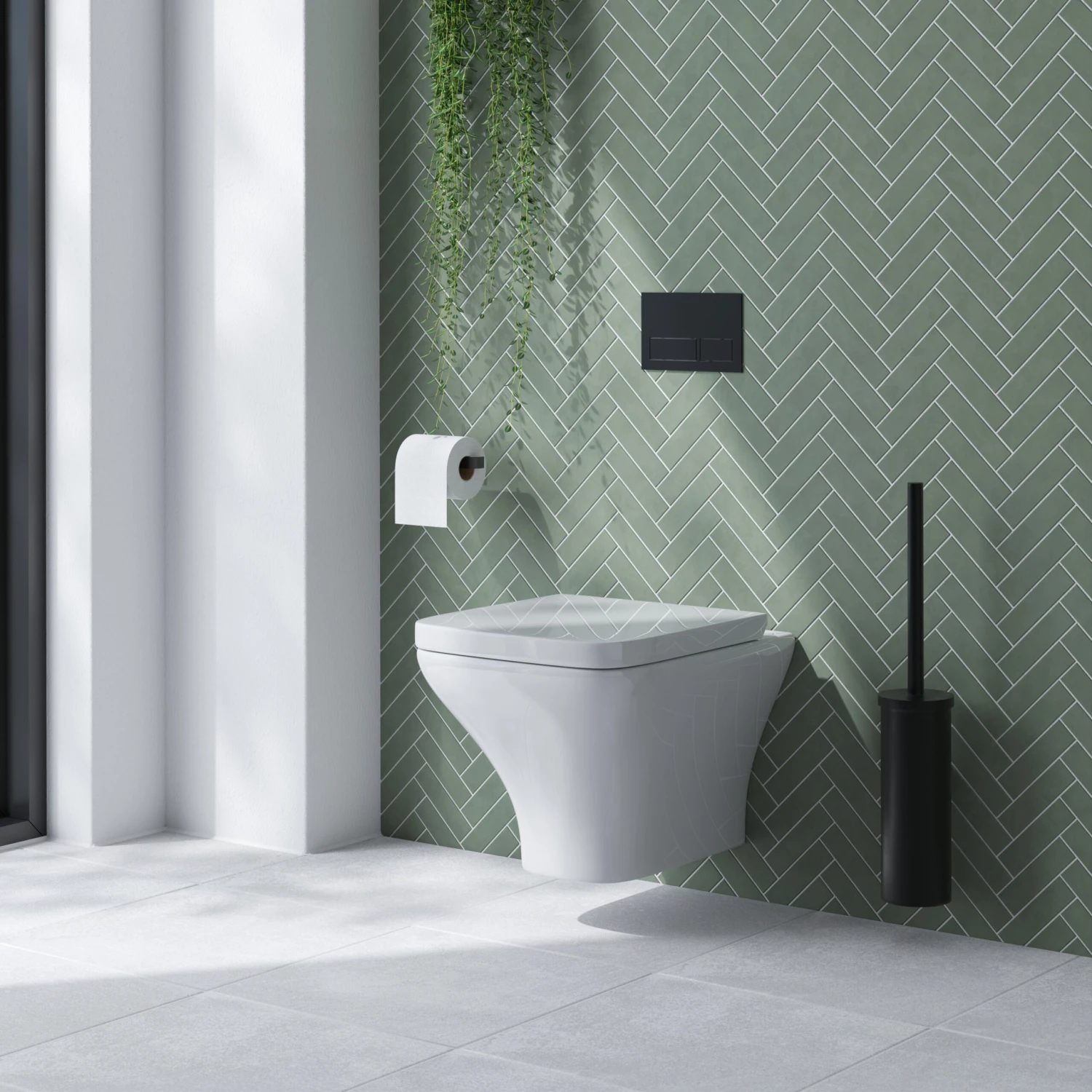 Emily Rimless Wall Hung Toilet & Soft Close Seat 4 Emily Rimless Wall Hung Toilet & Soft Close Seat - Image 4