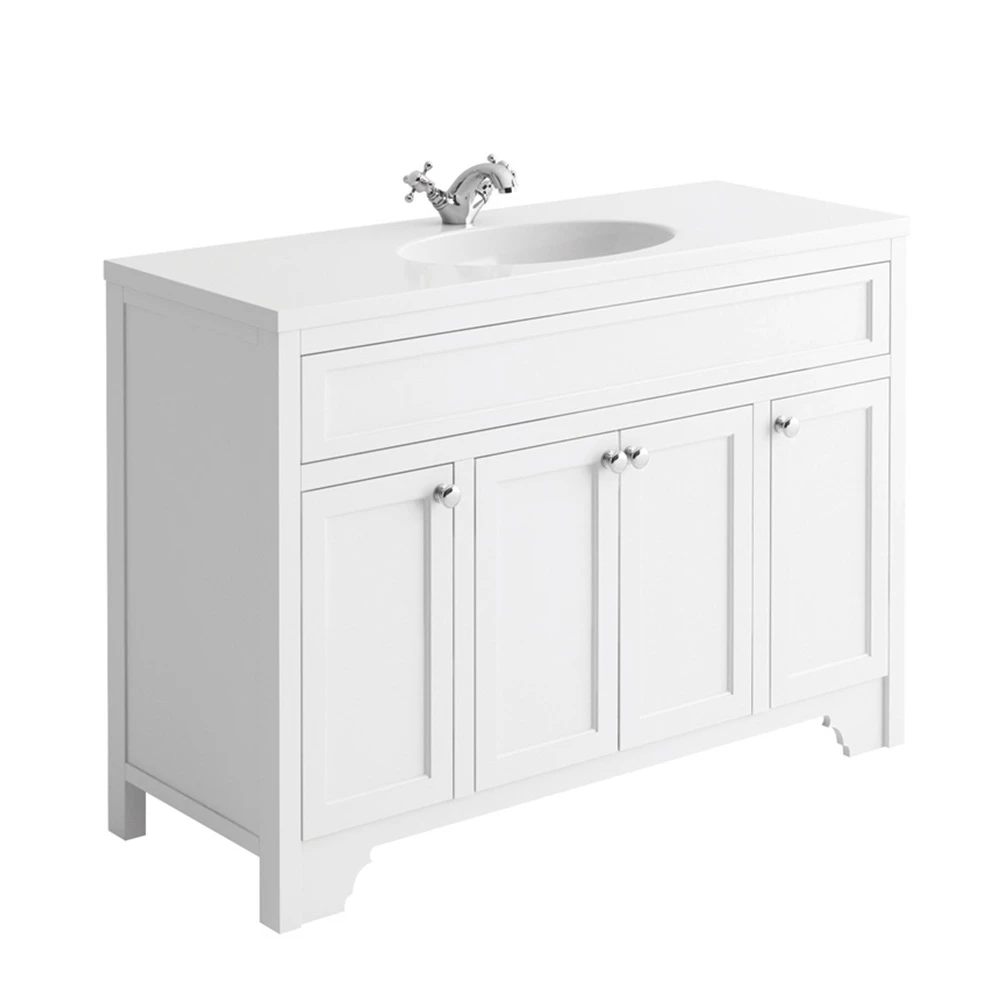 Butler & Rose Beatrice 1200mm Floorstanding Single Basin Vanity Unit - Spa Grey 1 Butler & Rose Beatrice 1200mm Floorstanding Single Basin Vanity Unit - Spa Grey