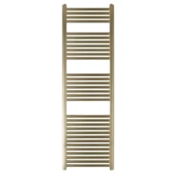 EliteHeat Steel Ladder Heated Towel Rail 25mm Bars - Brushed Brass - 800 X 500mm -Vado Shop eliteheat ladder radiator 1600 brushed brass