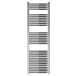 EliteHeat Steel Ladder Heated Towel Rail 25mm Bars - Chrome - 1200 X 500mm -Vado Shop eliteheat ladder radiator 1600 chrome