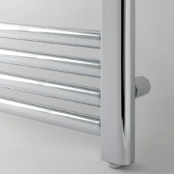 EliteHeat Steel Ladder Heated Towel Rail 25mm Bars - Chrome - 1200 X 500mm -Vado Shop eliteheat ladder radiator chrome detail