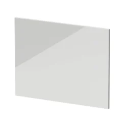 Emily L-Shaped Square End Bath Panel - Gloss Grey Mist 13 Emily L-Shaped Square End Bath Panel - Gloss Grey Mist -Vado Shop emily l shaped bath end panel gloss grey mist cutout image