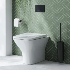 Emily Compact Rimless Back To Wall Toilet & Soft Close Seat