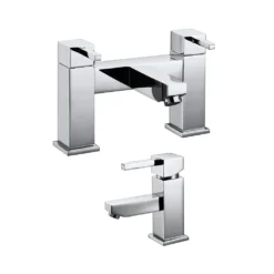 Vellamo Blox Basin Mixer & Bath Filler Pack
