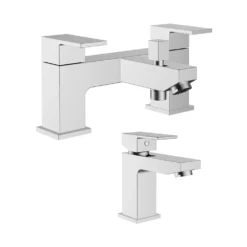 Vellamo Forte Basin Mixer & Bath Shower Mixer Value Pack