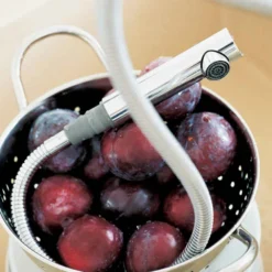 Gessi Aspire Single Lever Monobloc Mixer With Swivel 'L' Spout & Pull-Out Spray -Vado Shop gessi 17053031 detail2