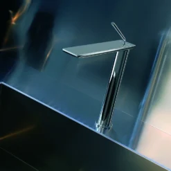 Gessi I-Spa Single Lever Mono Kitchen Mixer Tap - Chrome -Vado Shop gessi 38512 lifestyle