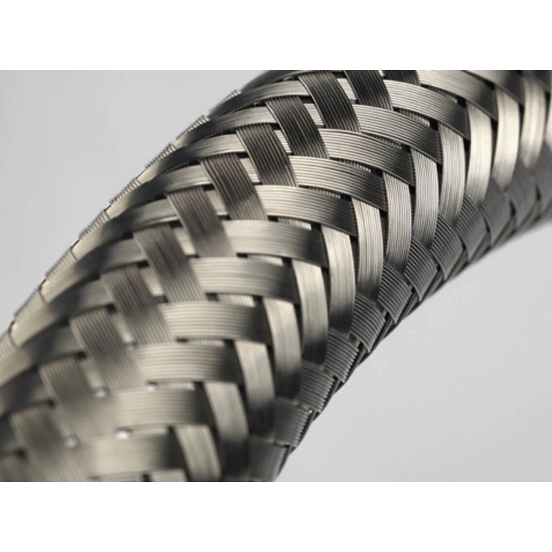 Gessi Mesh Single Lever Mono Kitchen Mixer With Woven Metal Pull Down Spout And Double Jet Spray - Brushed Nickel 3 Gessi Mesh Single Lever Mono Kitchen Mixer With Woven Metal Pull Down Spout And Double Jet Spray - Brushed Nickel - Image 3