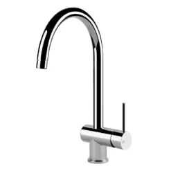 Gessi Oxygen Single Lever Mono Kitchen Mixer With Swivel 'C' Spout - Chrome