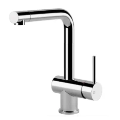 Gessi Oxygen Single Lever Mono Kitchen Mixer With Swivel Spout - Chrome