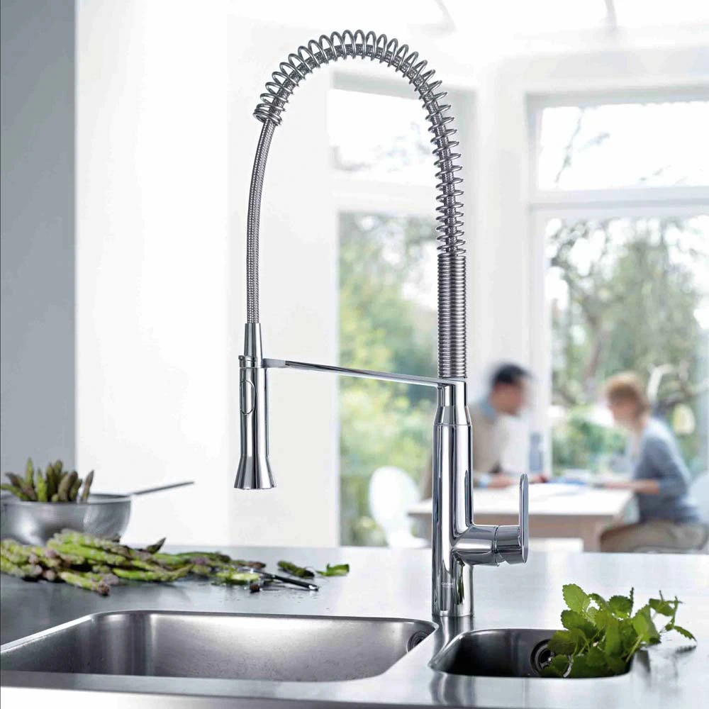 Grohe K7 Professional Mono Sink Mixer With Flexible Pull Out Spray - Chrome 4 Grohe K7 Professional Mono Sink Mixer With Flexible Pull Out Spray - Chrome - Image 4