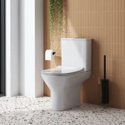 Harbour Acclaim Rimless Close Coupled Toilet & Soft Close Wafer Seat -Vado Shop harbour acclaim close coupled toilet with soft close wafer seat lifestyle 1 scaled