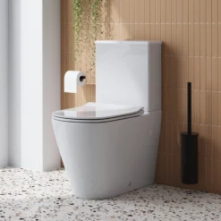 Harbour Acclaim Rimless BTW Close-Coupled Toilet & Soft Close Seat
