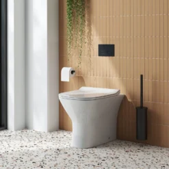 Harbour Acclaim Rimless Back To Wall Toilet & Soft Close Seat -Vado Shop harbour acclaim rimless back to wall primary lifestyle 2 scaled