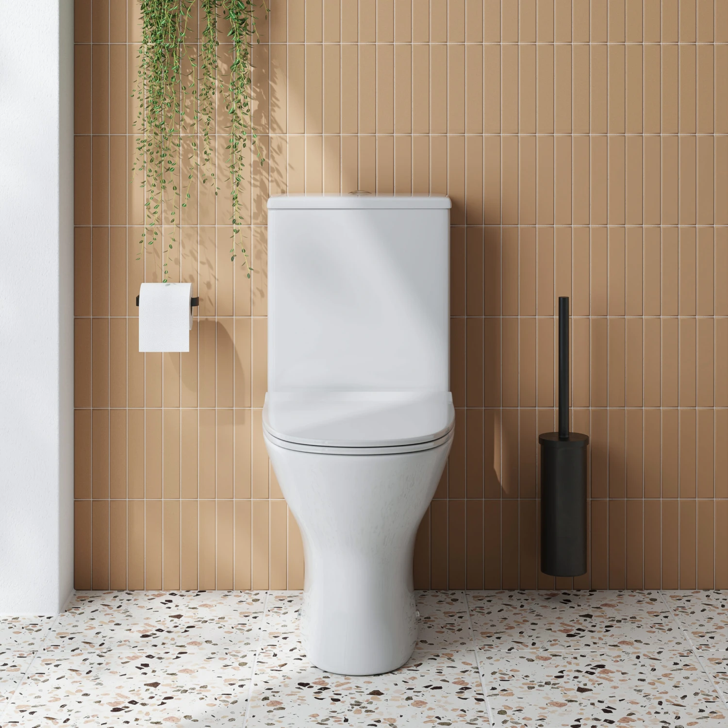 Harbour Acclaim Compact Rimless BTW Close-Coupled Toilet & Soft Close Seat 3 Harbour Acclaim Compact Rimless BTW Close-Coupled Toilet & Soft Close Seat - Image 3