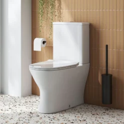 Harbour Acclaim Compact Rimless BTW Close-Coupled Toilet & Soft Close Seat
