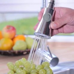 Harbour Acclaim Kitchen Sink Tap With Flexible / Movable Multi-Function Spray -Vado Shop harbour acclaim sink tap multi spray lifestyle2