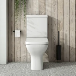 Harbour Alchemy Short Projection Close Coupled Toilet & Soft Close Seat -Vado Shop harbour alchemy compact close couple toilet lifestyle2
