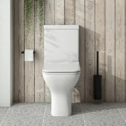 Harbour Alchemy Modern Close Coupled Toilet & Wafer Thin Soft Close Seat -Vado Shop harbour alchemy compact close couple toilet wafer thin seat lifestyle3